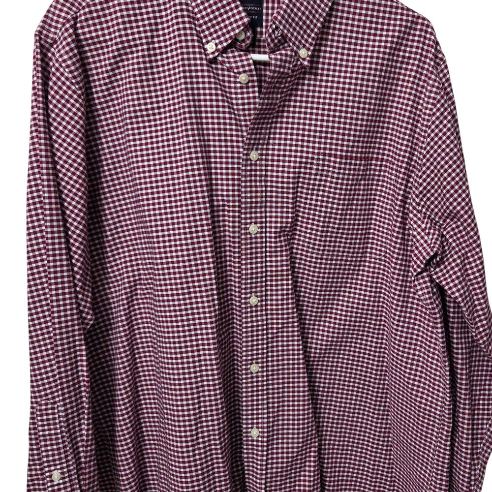 Dockers Battery Street multi colored button front men's XL Oxford long sleeve